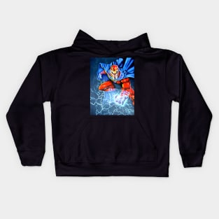 Mutant villain with magnetic powers Kids Hoodie